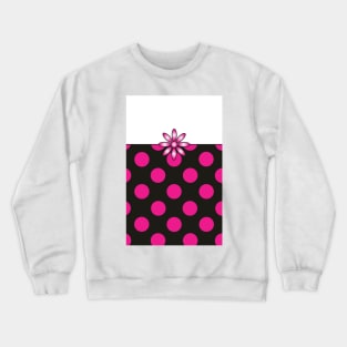 The Katy Phone / Pink Peppermint Polka Dot Parfait Crewneck Sweatshirt